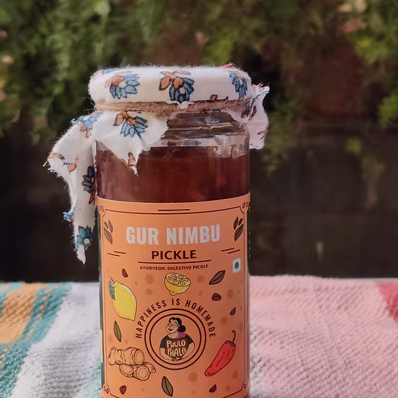 Phulo Phalo Gur Nimbu Pickle - 250g